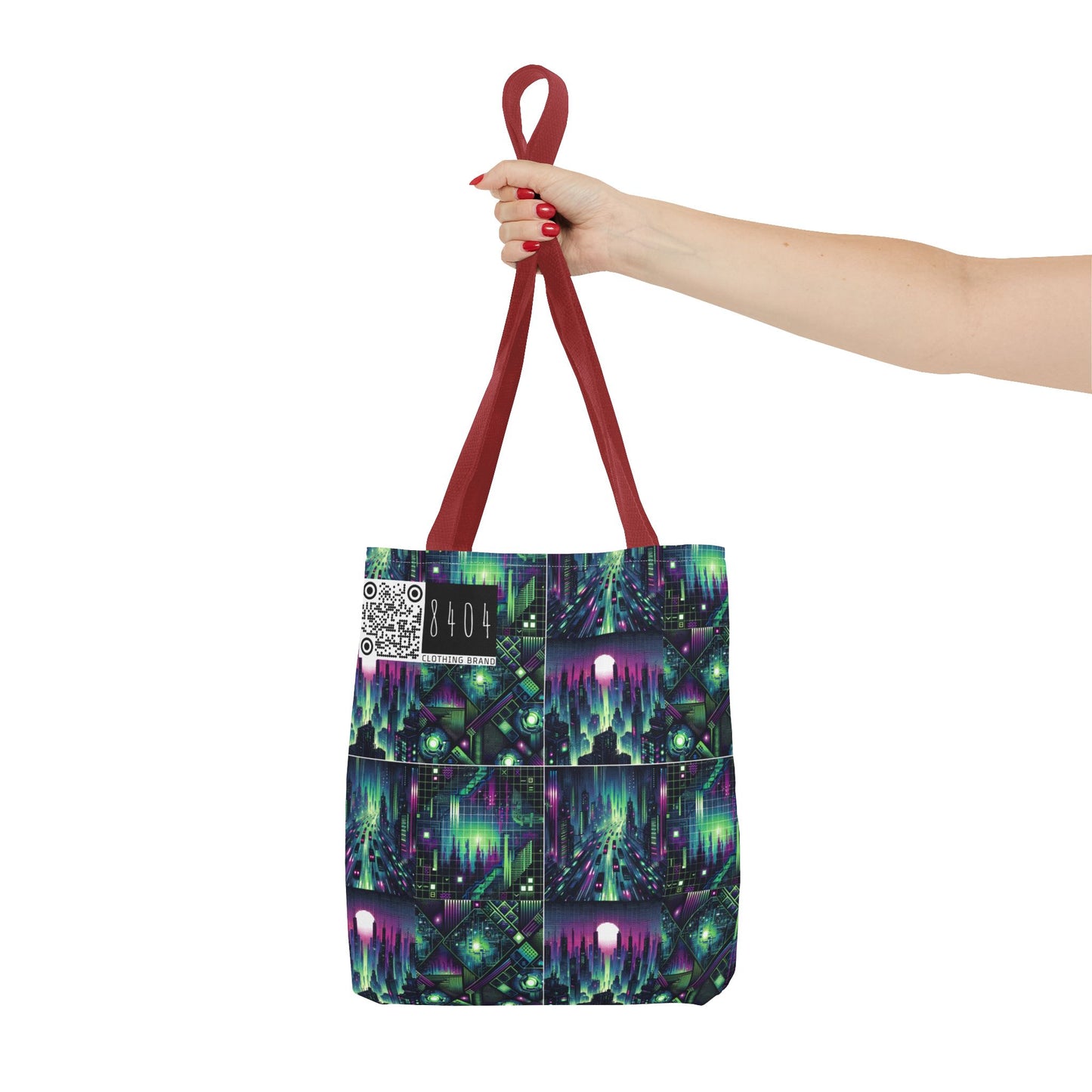 Tech Noir Aesthetics Tech-Forward Urban Dystopia Tote Bag - 8404 Design-54