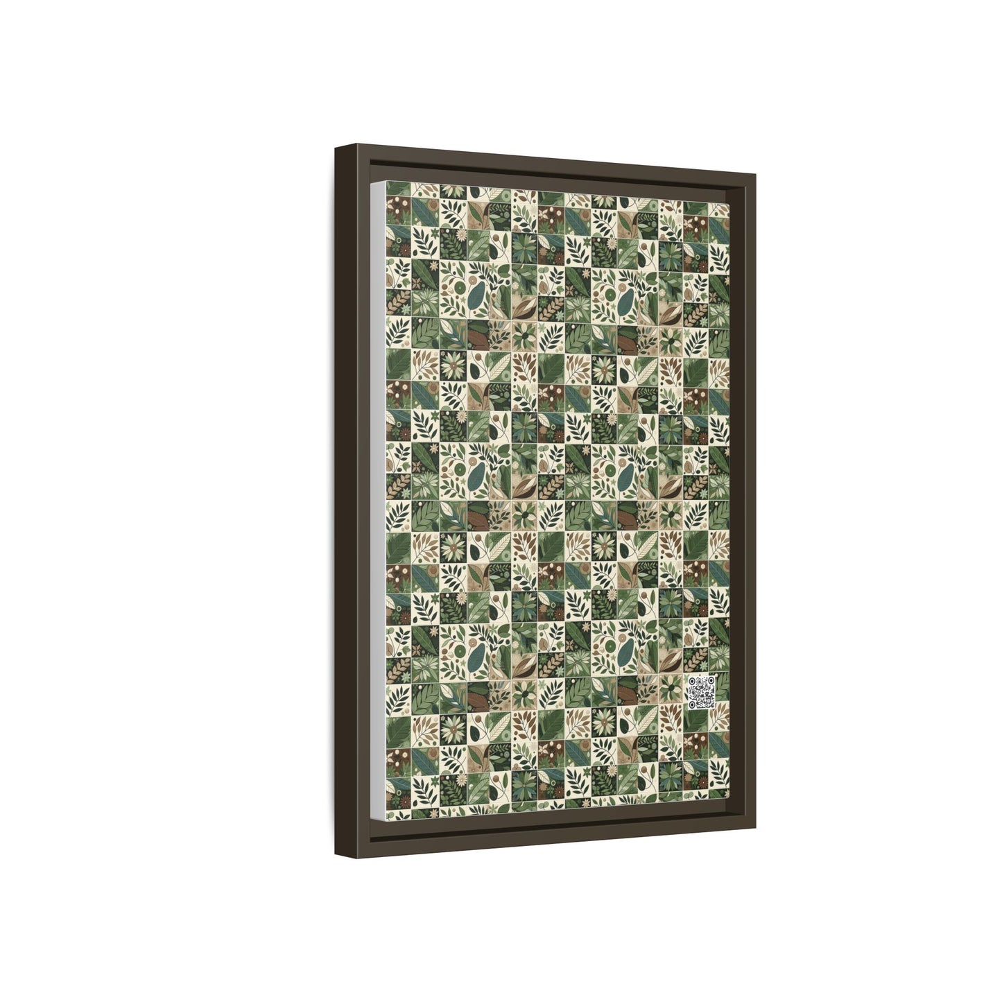 Streetwear Sustainability Environmentally Conscious Streetwear with a Natural Aesthetic Matte Canvas, Framed (multi-color) - 8404 Design-57 B