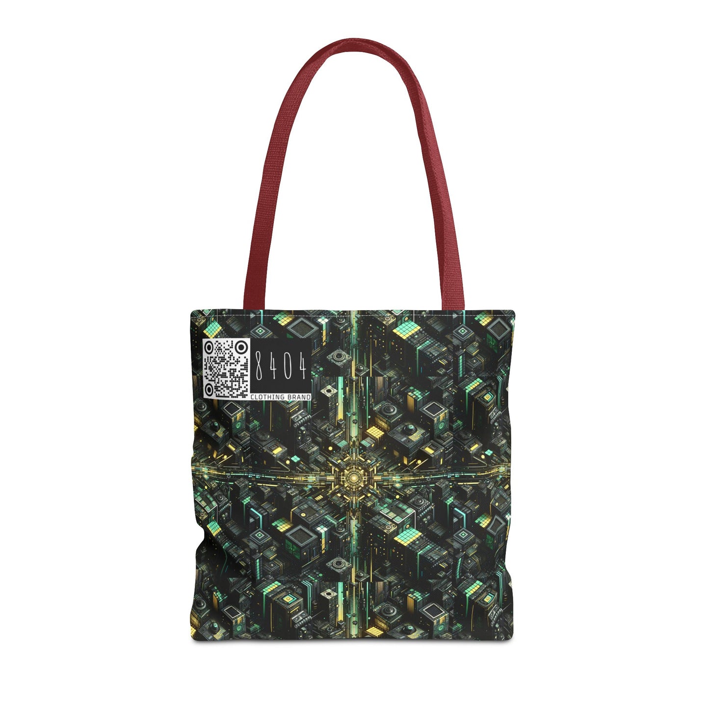 Tech Noir Graphics Tech-Inspired Streetwear Tote Bag - 8404 Design-66