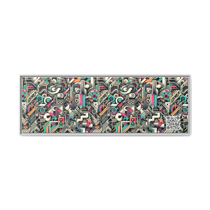 Digital Street Art Urban Street Style Matte Canvas, Framed (multi-color) - 8404 Design-74 B