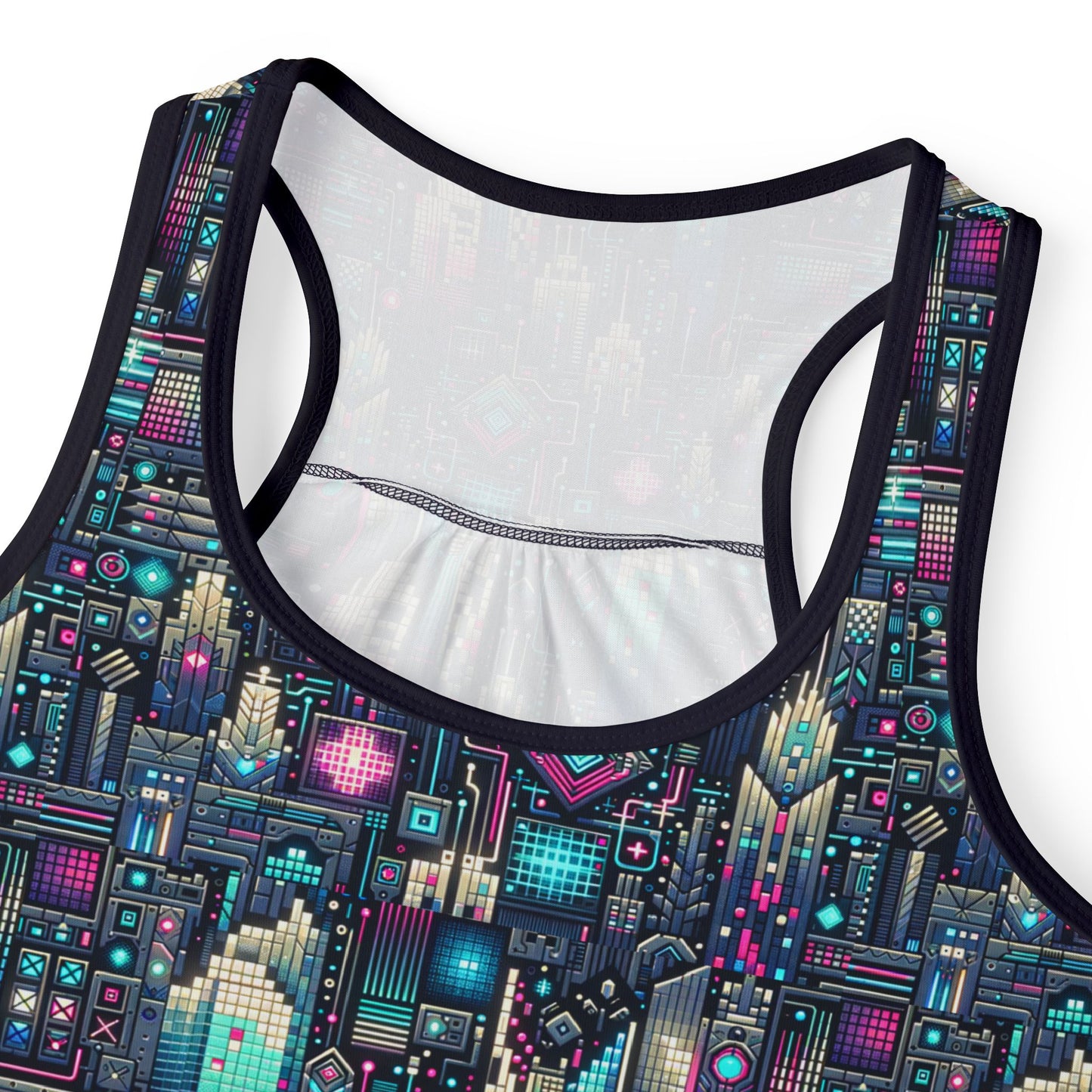 Digital Renaissance Tech-Forward Maximalism Women's Tank Top - 8404 Design-56