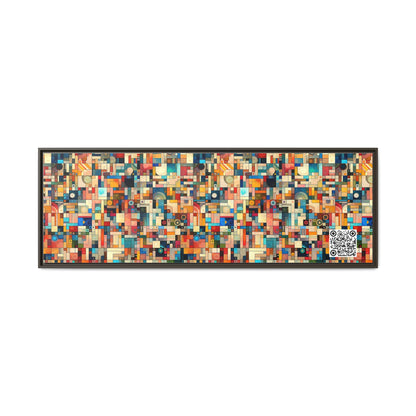 Digital Artistic Expression Artistic Streetwear Matte Canvas, Framed (multi-Color) - 8404 Design-46 B