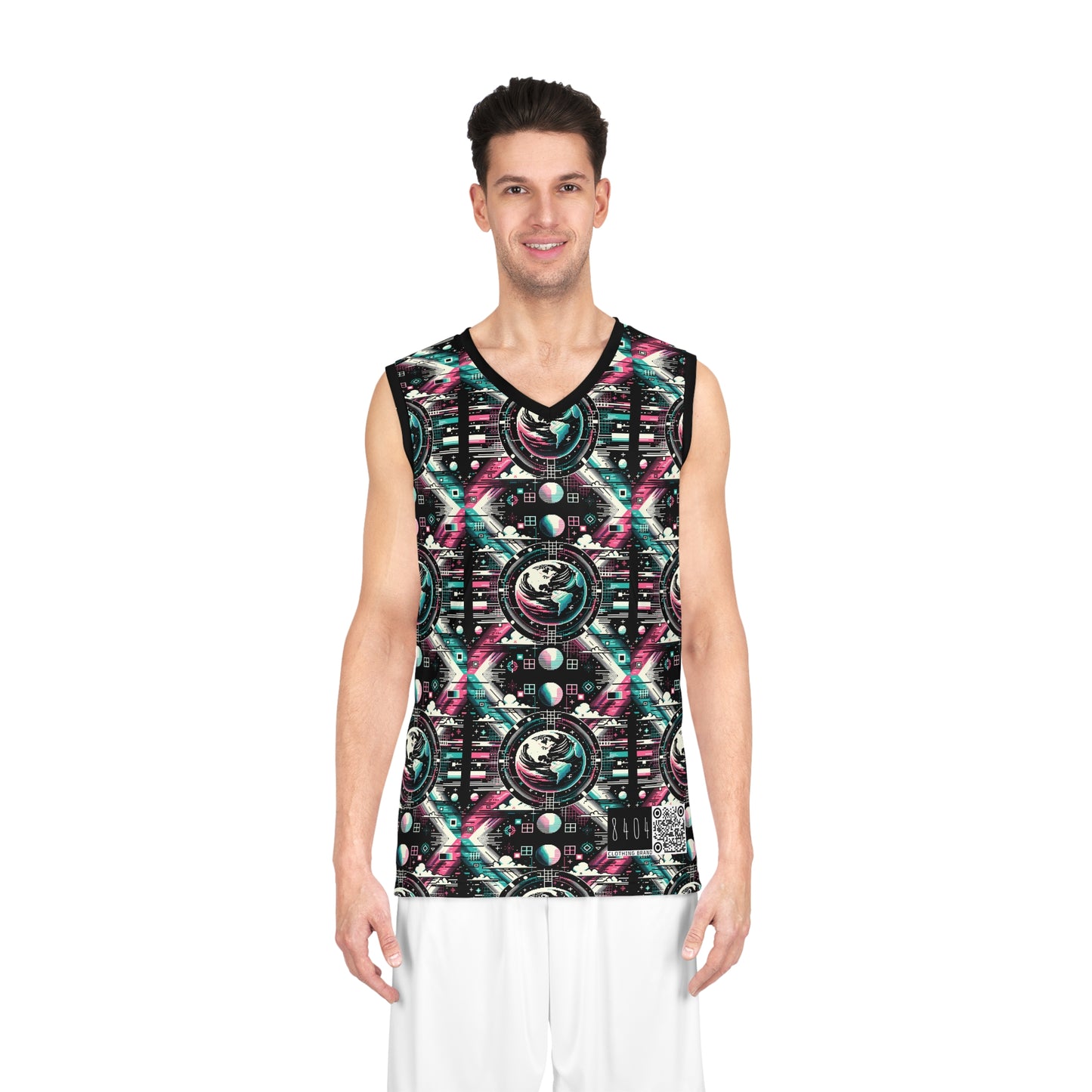 Digital Artistry Digital-native Streetwear Basketball Jersey - 8404 Design-62