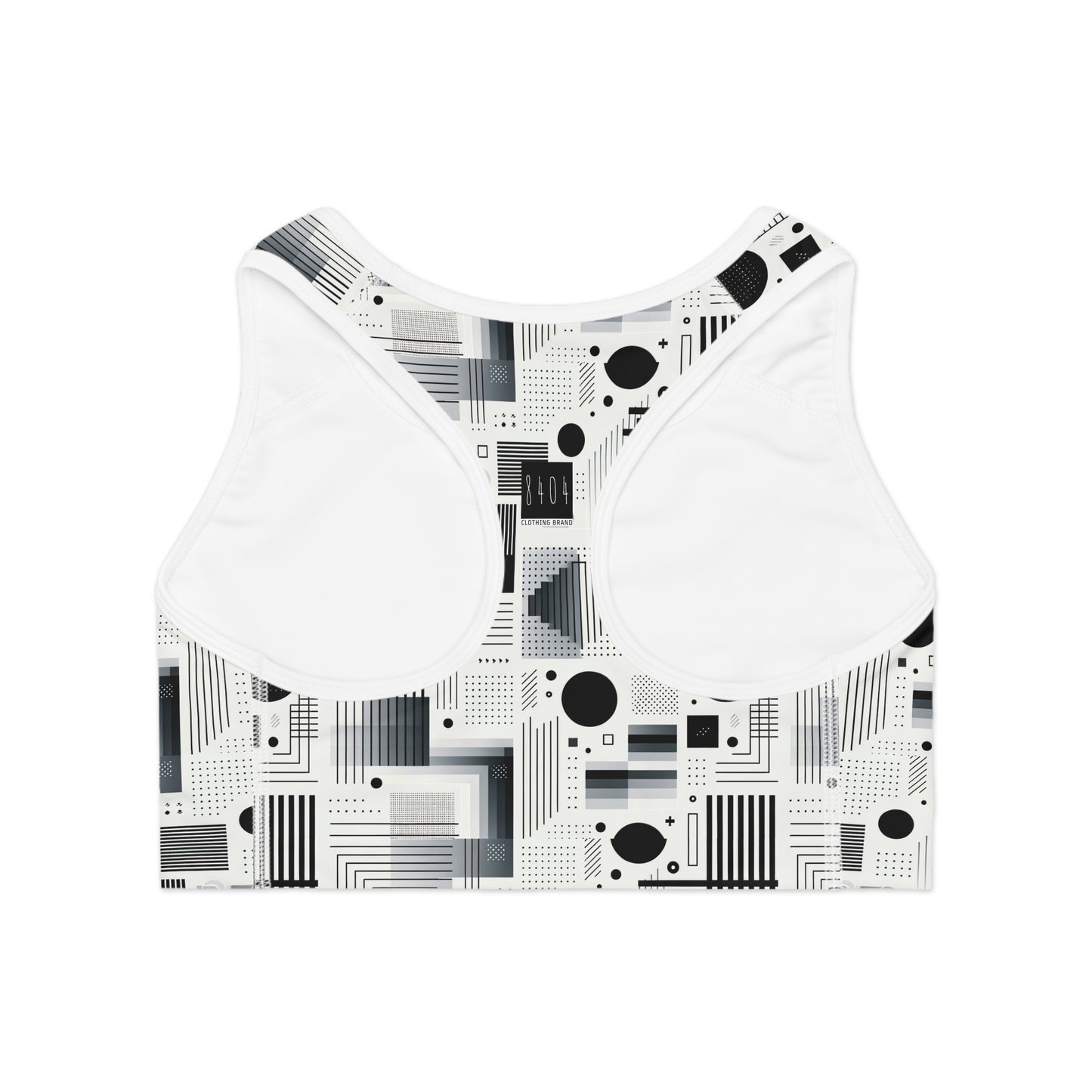 Digital Minimalism Minimalist Tech Sports Bra - 8404 Design-60