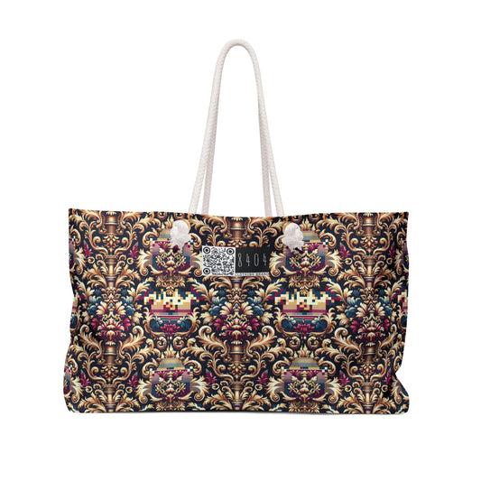 Digital Renaissance Modern Baroque Fusion Weekender Bag - 8404 Design-53