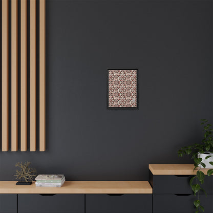 Neo Jomon Sculptural Aesthetics Artisanal Streetwear Matte Canvas, Framed (multi-Color) - 8404 Design-55 A