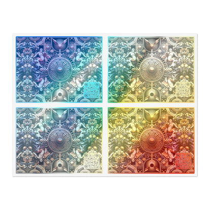 Digital Renaissance Luxurious Streetwear Inspired By Classical Art With a Modern Twist Sticker Sheets - 8404 Design-55