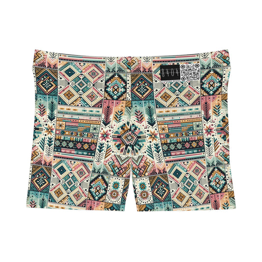 Digital Artisanal Fusion Digital Artisanal Women's Shorts - 8404 Design-49