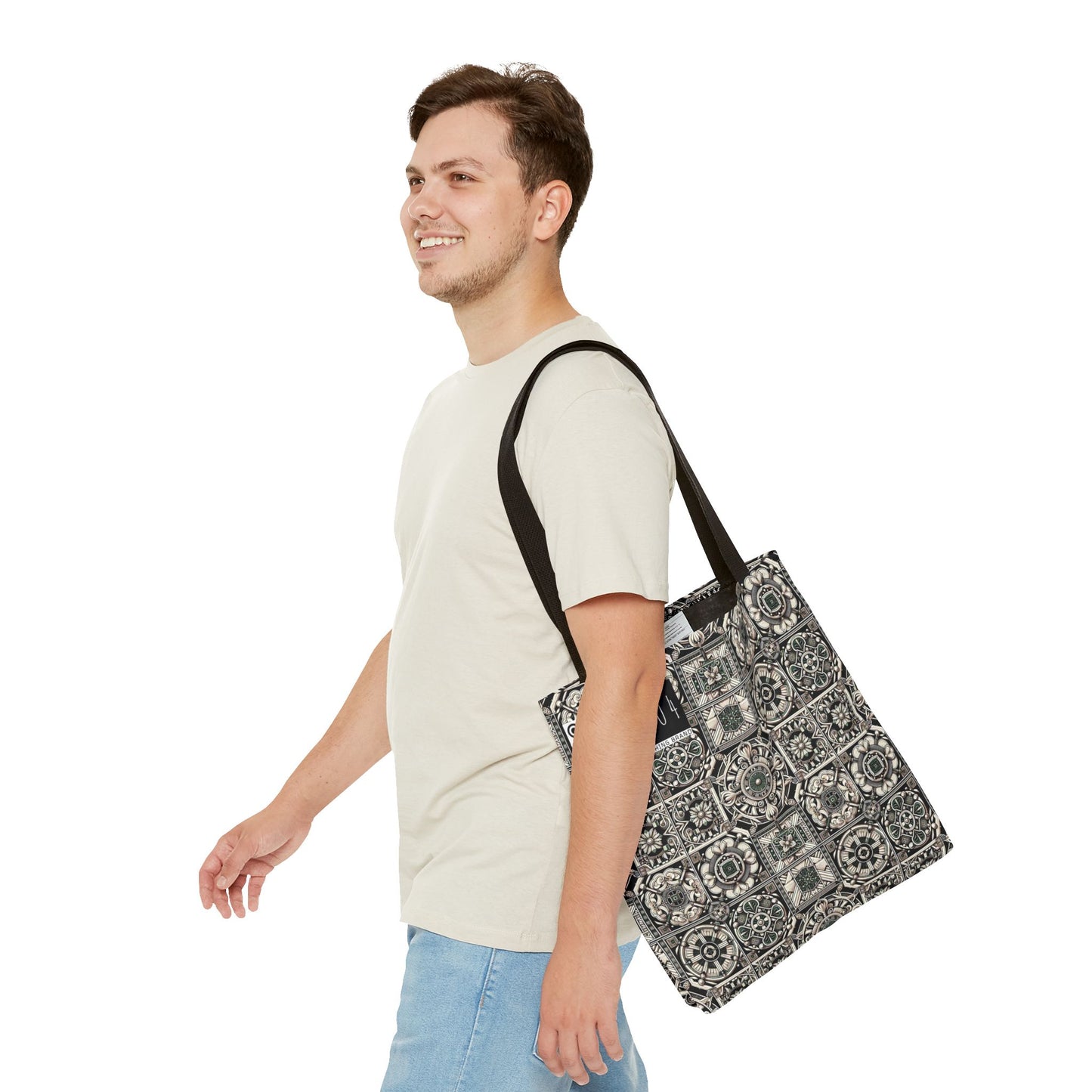 Cyber Garden Party Tech Garden Extravaganza Tote Bag - 8404 Design-45