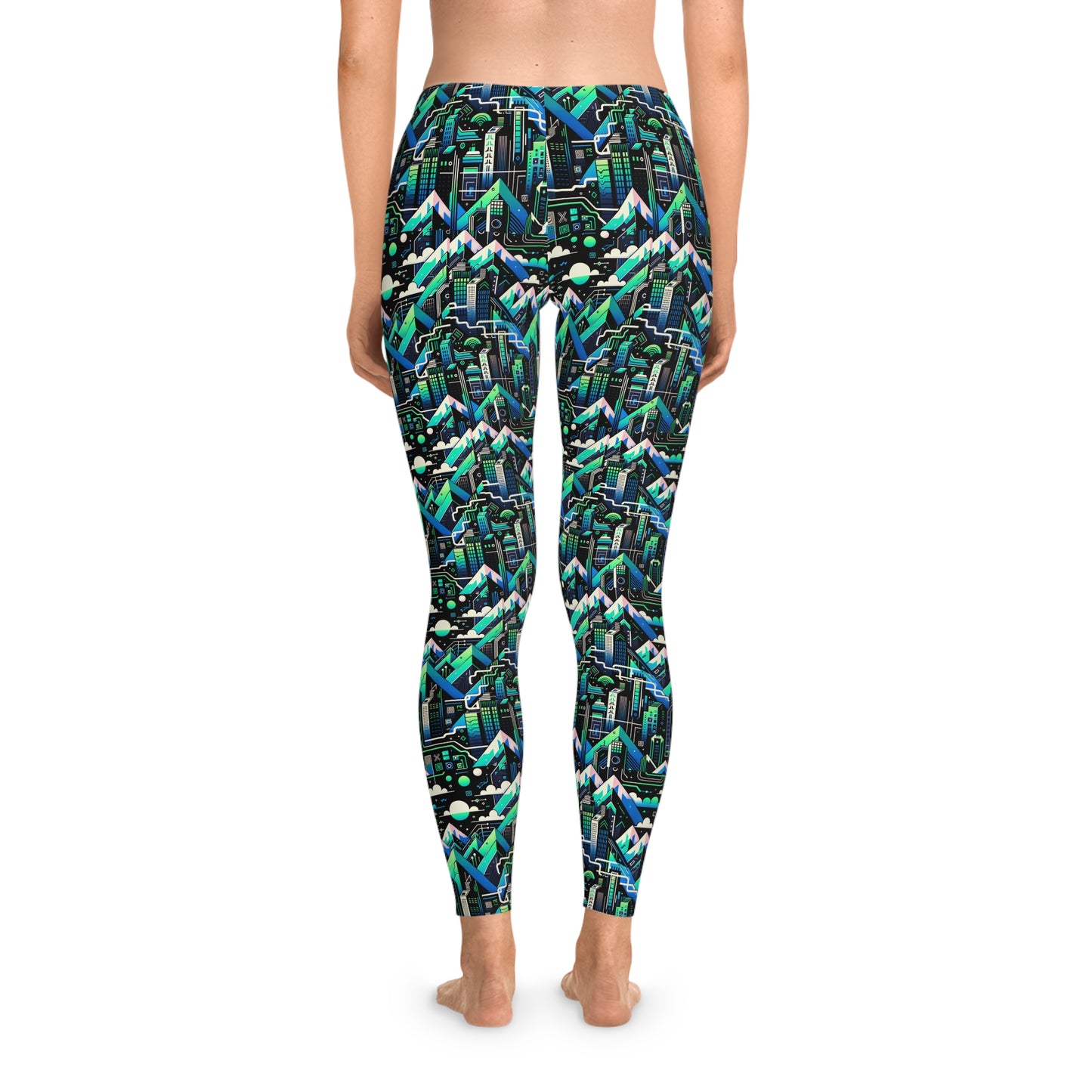 Digital Adventure Graphics Digital Explorer Stretch Leggings - 8404 Design-55