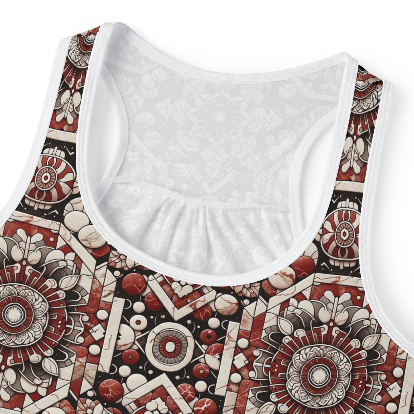 Neo Jomon Sculptural Aesthetics Artisanal Streetwear Women's Tank Top - 8404 Design-55