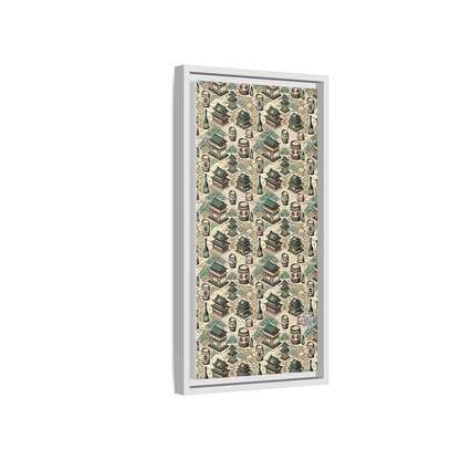 Cultural Artisanal Fusion Contemporary Cultural Elegance Matte Canvas, Framed (multi-Color) - 8404 Design-68 B