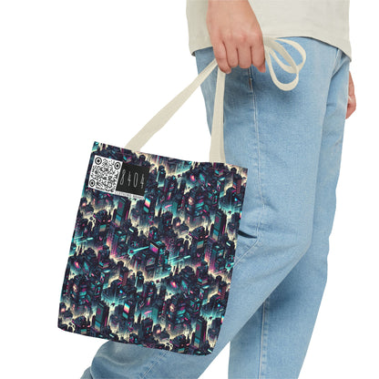 Digital Rebellion Tech-Inspired Streetwear Tote Bag - 8404 Design-51
