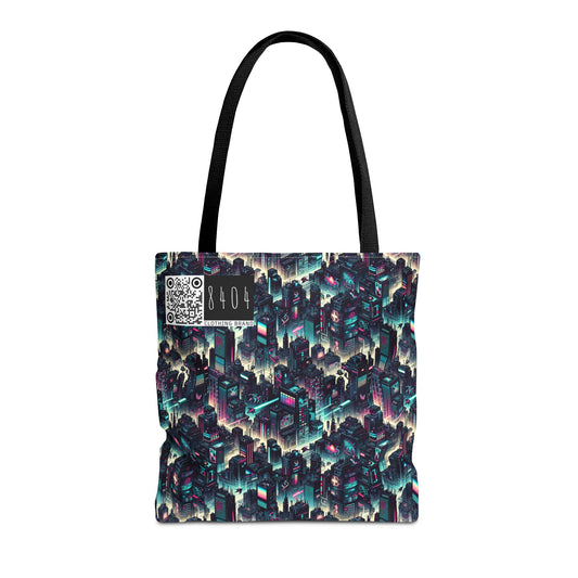 Digital Rebellion Tech-Inspired Streetwear Tote Bag - 8404 Design-51