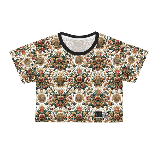 Monogram Madness Luxurious Streetwear Crop Tee - 8404 Design-68
