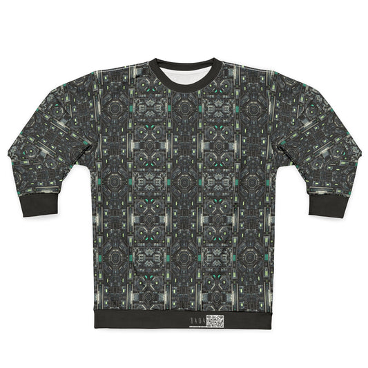 Tech Noir Tech-Forward Minimalism Sweatshirt - 8404 Design-52