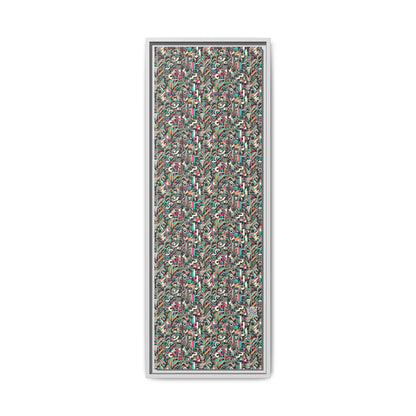 Digital Street Art Urban Street Style Matte Canvas, Framed (multi-color) - 8404 Design-74 B