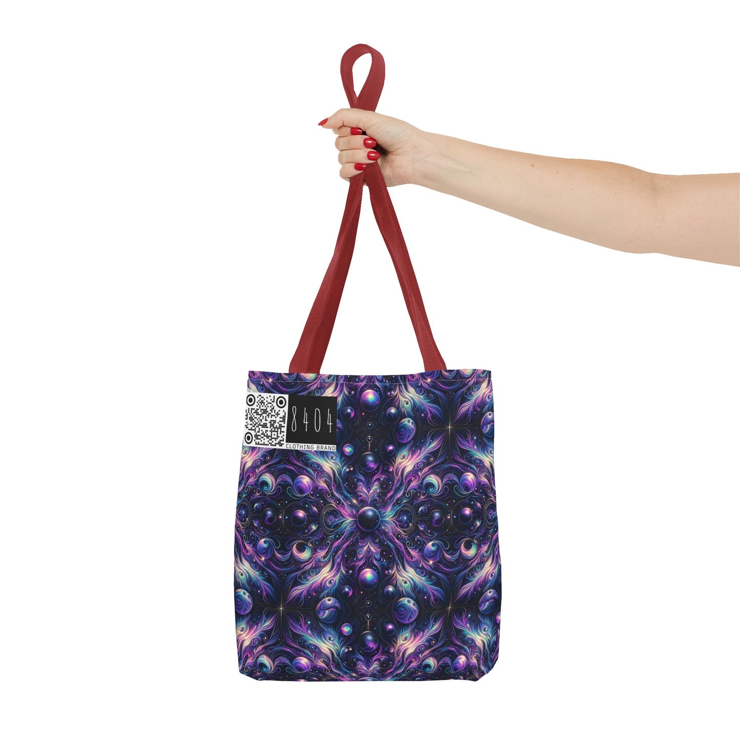 Galactic Hues Tech-Forward Cosmic Fusion Tote Bag - 8404 Design-41