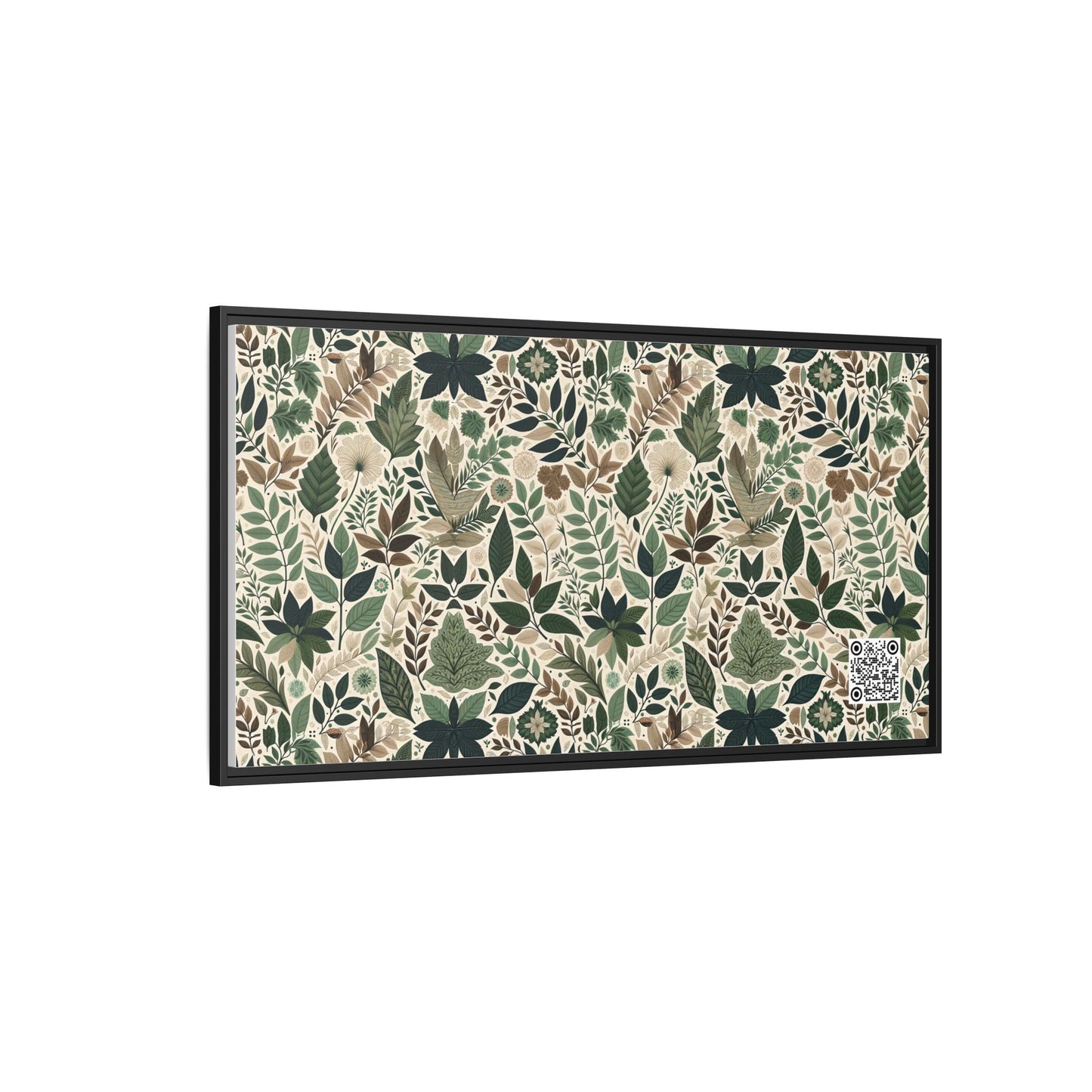 Streetwear Sustainability Environmentally Conscious Streetwear with a Natural Aesthetic Matte Canvas, Framed (multi-color) - 8404 Design-57 B