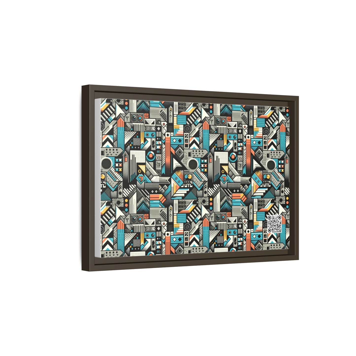 Digital Street Art Urban Street Style Matte Canvas, Framed (multi-color) - 8404 Design-81 B