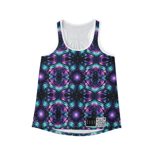 Iridescent Dream Futuristic Tech Women's Tank Top - 8404 Design-60