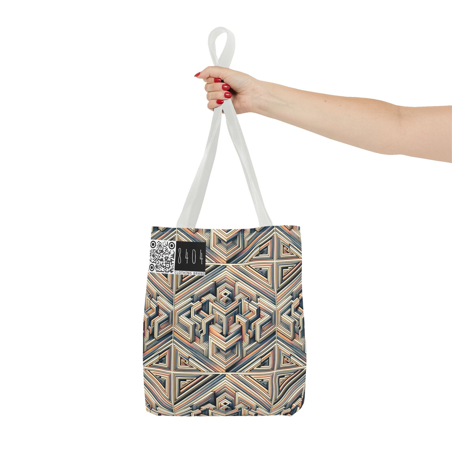 Tech Illusion Graphics Futuristic Artistry Tote Bag - 8404 Design-52