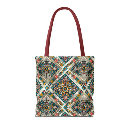 Cultural Fusion Tech Blend of Cultural Heritage With Tech-Inspired Elements Tote Bag - 8404 Design-64
