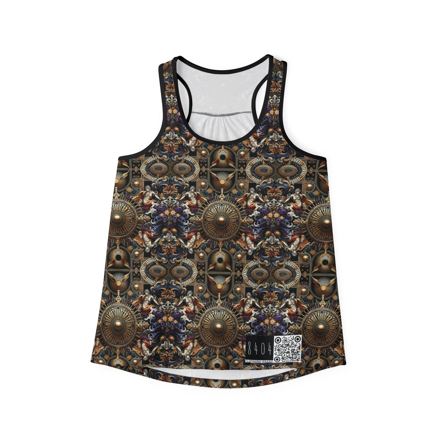 Digital Renaissance Luxurious Streetwear Inspired By Classical Art With a Modern Twist Women's Tank Top - 8404 Design-55