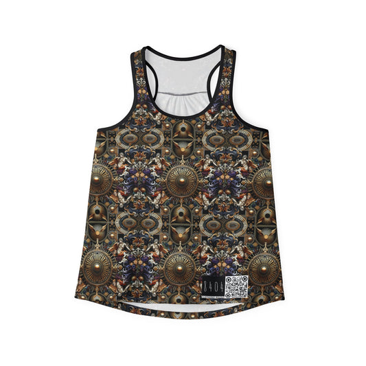 Digital Renaissance Luxurious Streetwear Inspired By Classical Art With a Modern Twist Women's Tank Top - 8404 Design-55