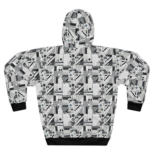 Digital Minimalism Minimalist Tech Pullover Hoodie - 8404 Design-52