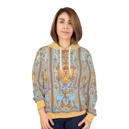 8404 Unisex Adult's "royal" Fashion Pullover Hoodie in Gold