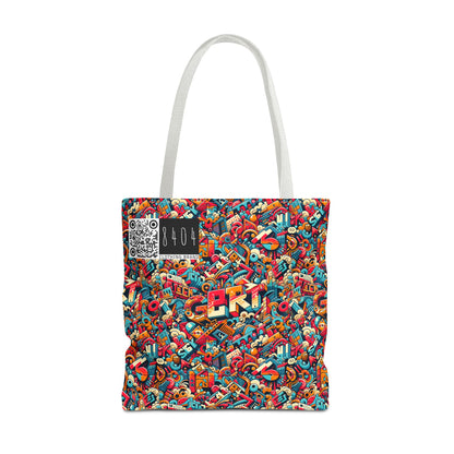 Neo-Traditional Street Art Modern Street Art Fusion Tote Bag - 8404 Design-58