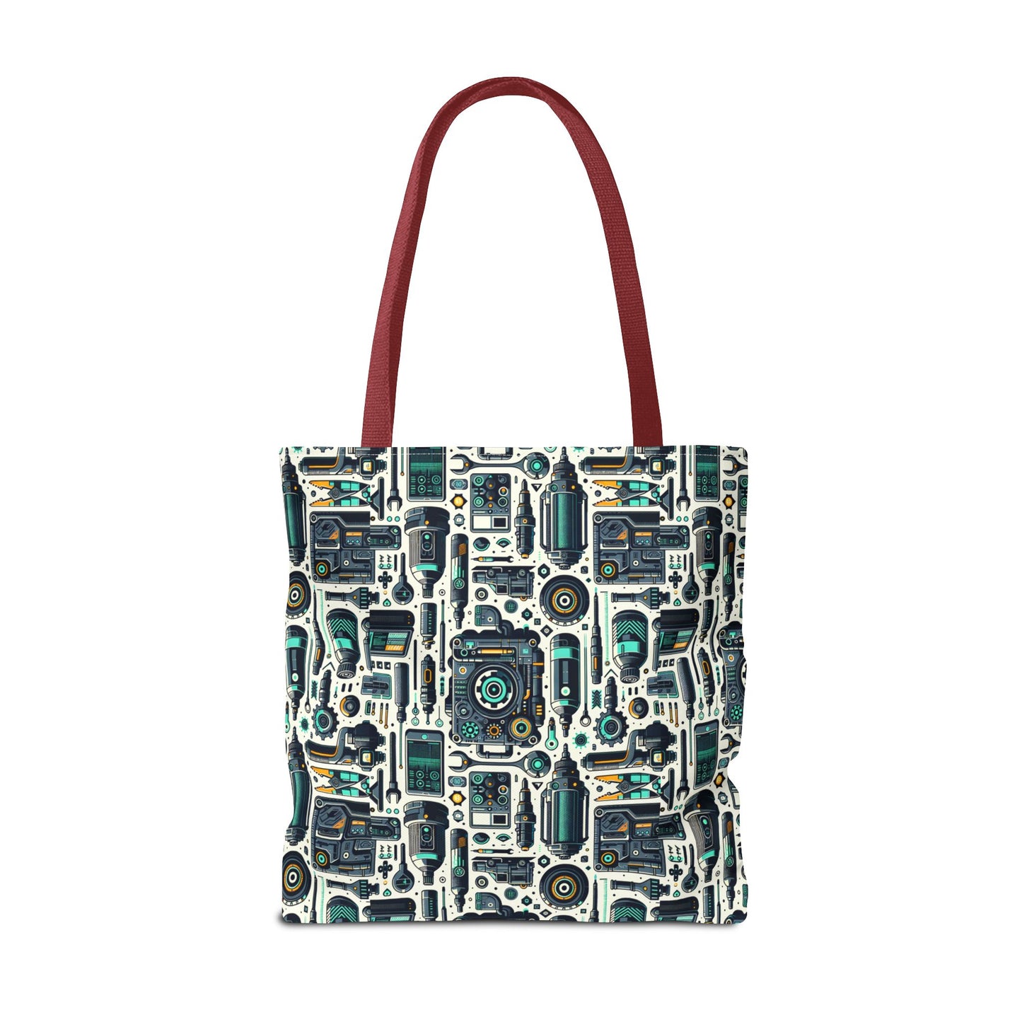 Tech Utility Fusion Modern Tech Streetwear Tote Bag - 8404 Design-53