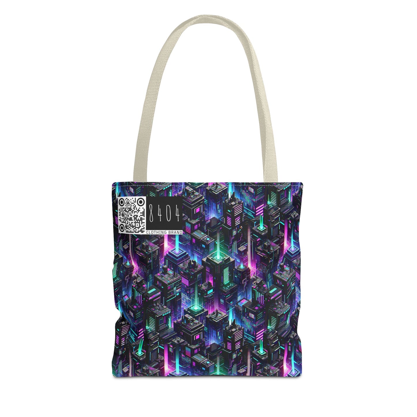 Tech Noir Graphics Futuristic Tech Aesthetics Tote Bag - 8404 Design-55