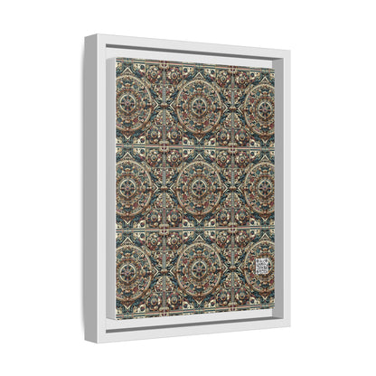 Urban Renaissance Historical Fusion With Street Edge Matte Canvas, Framed (multi-Color) - 8404 Design-57 A