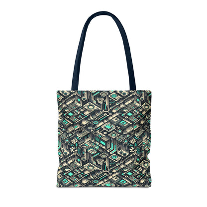 Tech Utility Fusion Modern Tech Streetwear Tote Bag - 8404 Design-49