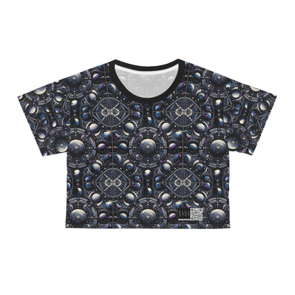 Tech Astronaut Tech-Forward Streetwear Meets Space Exploration Crop Tee - 8404 Design-46
