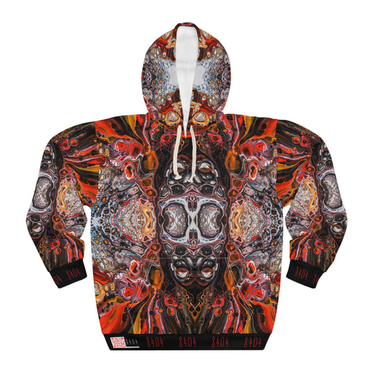 8404's Unisex Adult "psychedelic Abstract" Fashion Pullover Hoodie