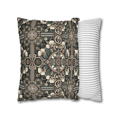 Cyber Garden Party Tech Garden Extravaganza Spun Polyester Square Pillowcase - 8404 Design-66