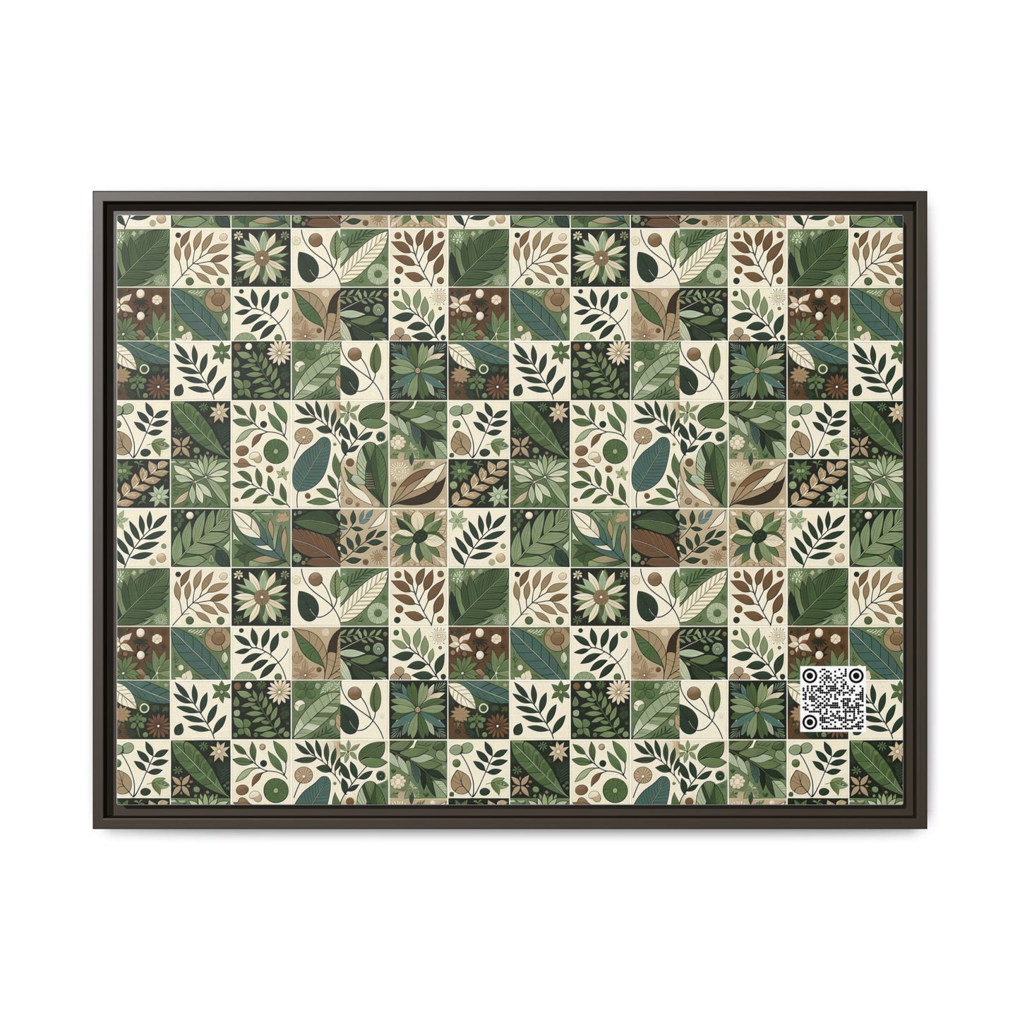 Streetwear Sustainability Environmentally Conscious Streetwear with a Natural Aesthetic Matte Canvas, Framed (multi-color) - 8404 Design-57 A