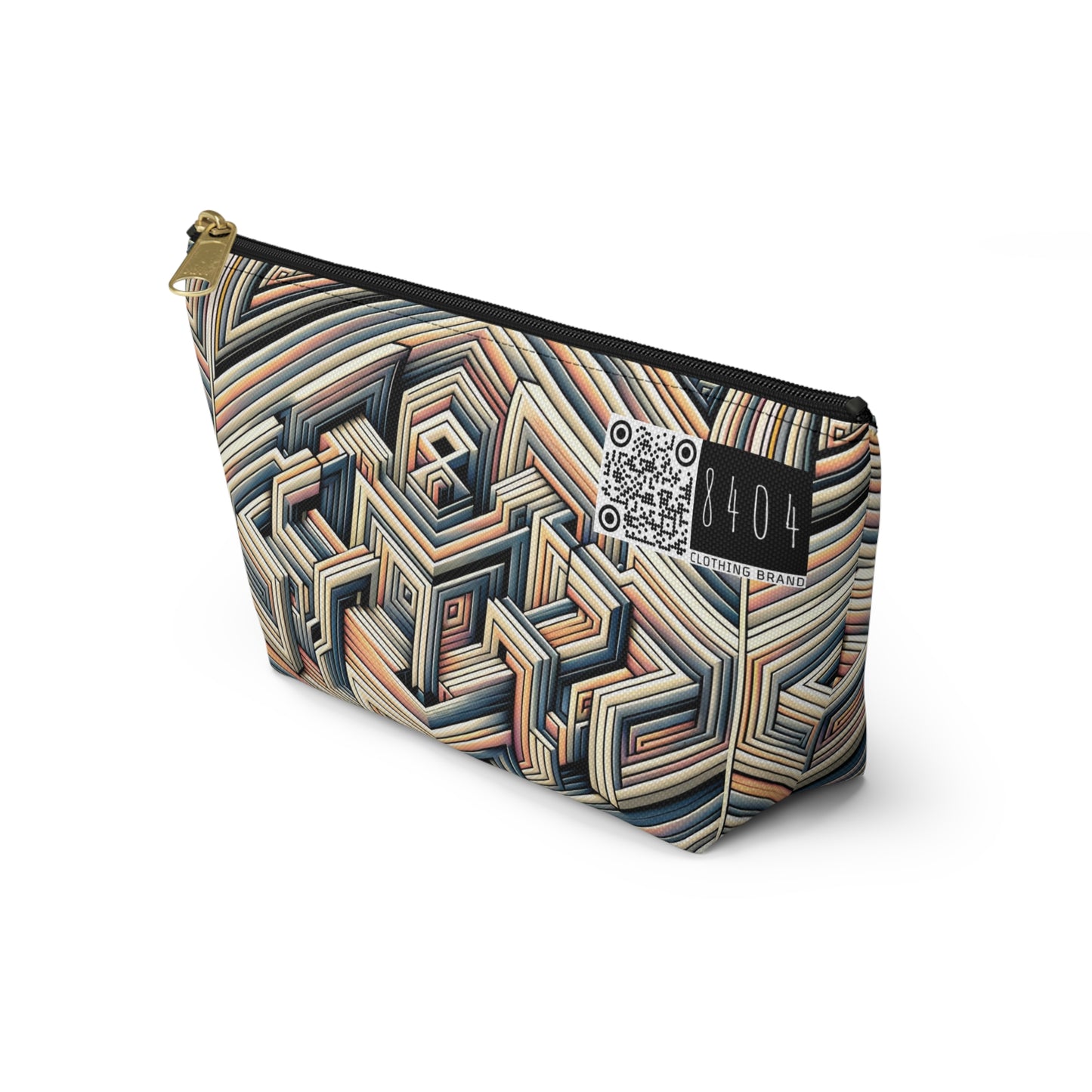 Tech Illusion Graphics Futuristic Artistry Accessory Pouch W T-bottom - 8404 Design-52