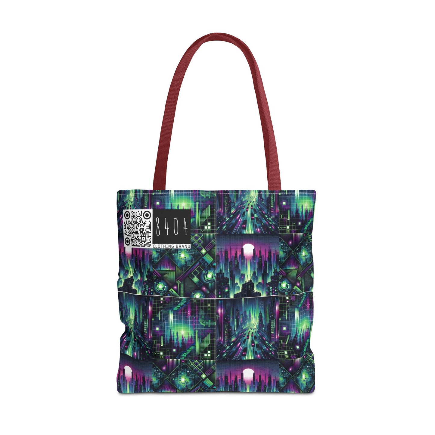 Tech Noir Aesthetics Tech-Forward Urban Dystopia Tote Bag - 8404 Design-54