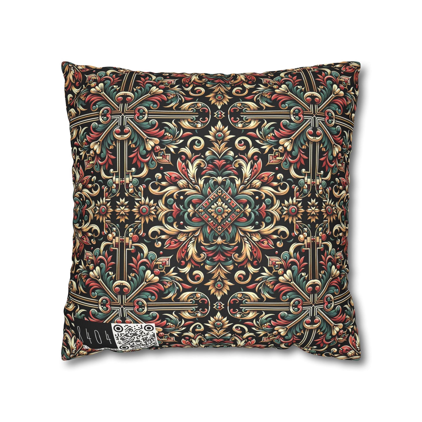 Streetwear Renaissance Artistic Clash of Old and New Faux Suede Square Pillowcase - 8404 Design-46