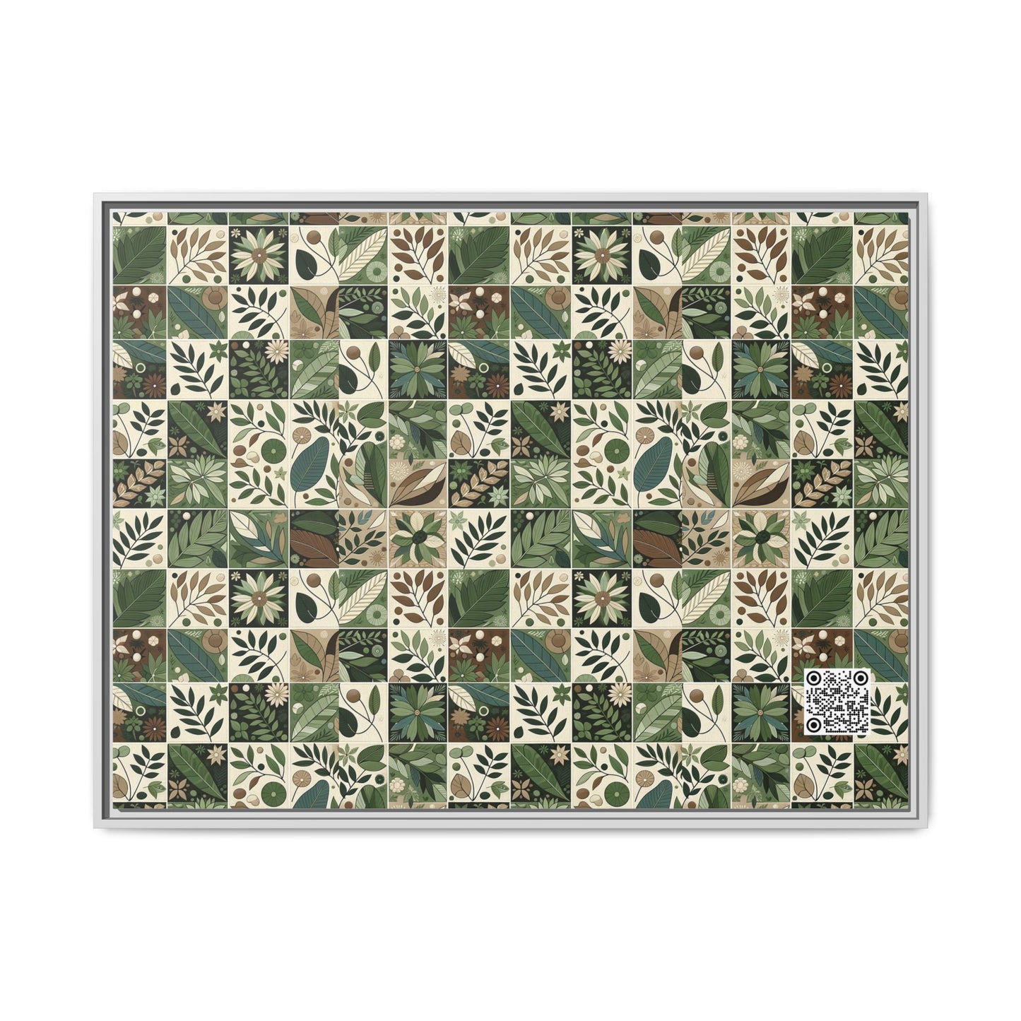 Streetwear Sustainability Environmentally Conscious Streetwear with a Natural Aesthetic Matte Canvas, Framed (multi-color) - 8404 Design-57 A