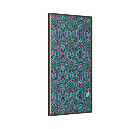 Digital Glitch Vibes Tech-Inspired Streetwear Matte Canvas, Framed (multi-Color) - 8404 Design-71 B