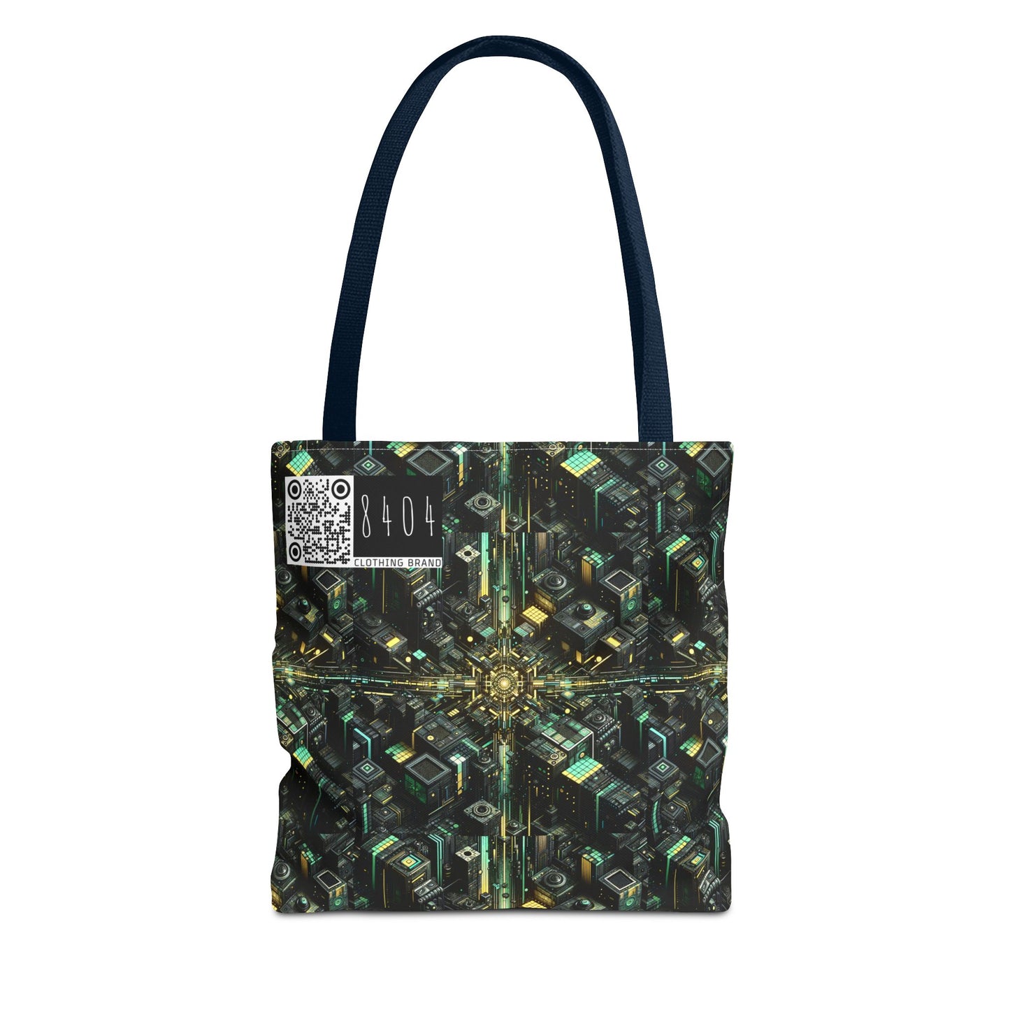 Tech Noir Graphics Tech-Inspired Streetwear Tote Bag - 8404 Design-66