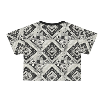 Tech Minimalism Minimalist Tech Crop Tee - 8404 Design-54