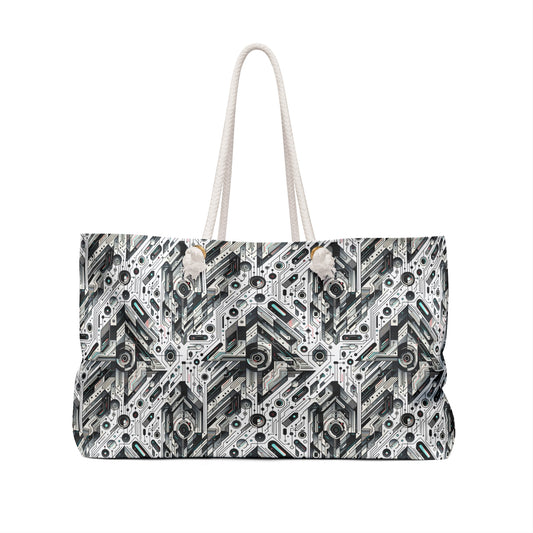 Tech-Infused Streetwear Tech-Forward Minimalism Weekender Bag - 8404 Design-51