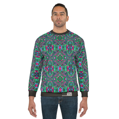 Digital Glitch Vibes Tech-Inspired Streetwear Sweatshirt - 8404 Design-71