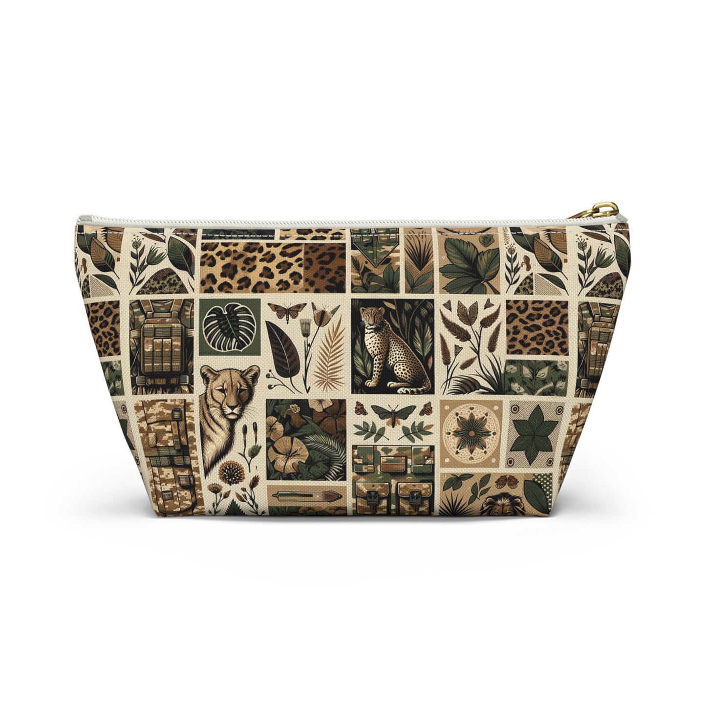 Streetwear Safari Urban Jungle Explorer Accessory Pouch W T-Bottom - 8404 Design-51